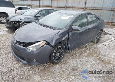 2014 Toyota Corolla S Plus z USA, uszkodzony, nr VIN 2T1BURHE3EC148559